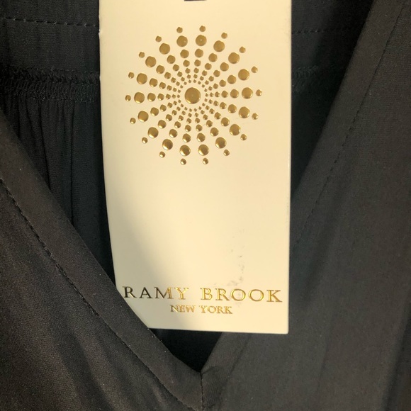 NWT Ramy Brook Black Mini Dress sz S - Picture 3 of 7